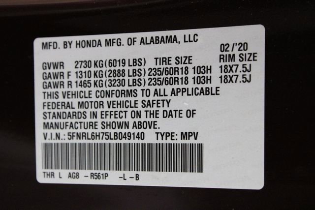 Used 2020 Honda Odyssey EX-L image 23