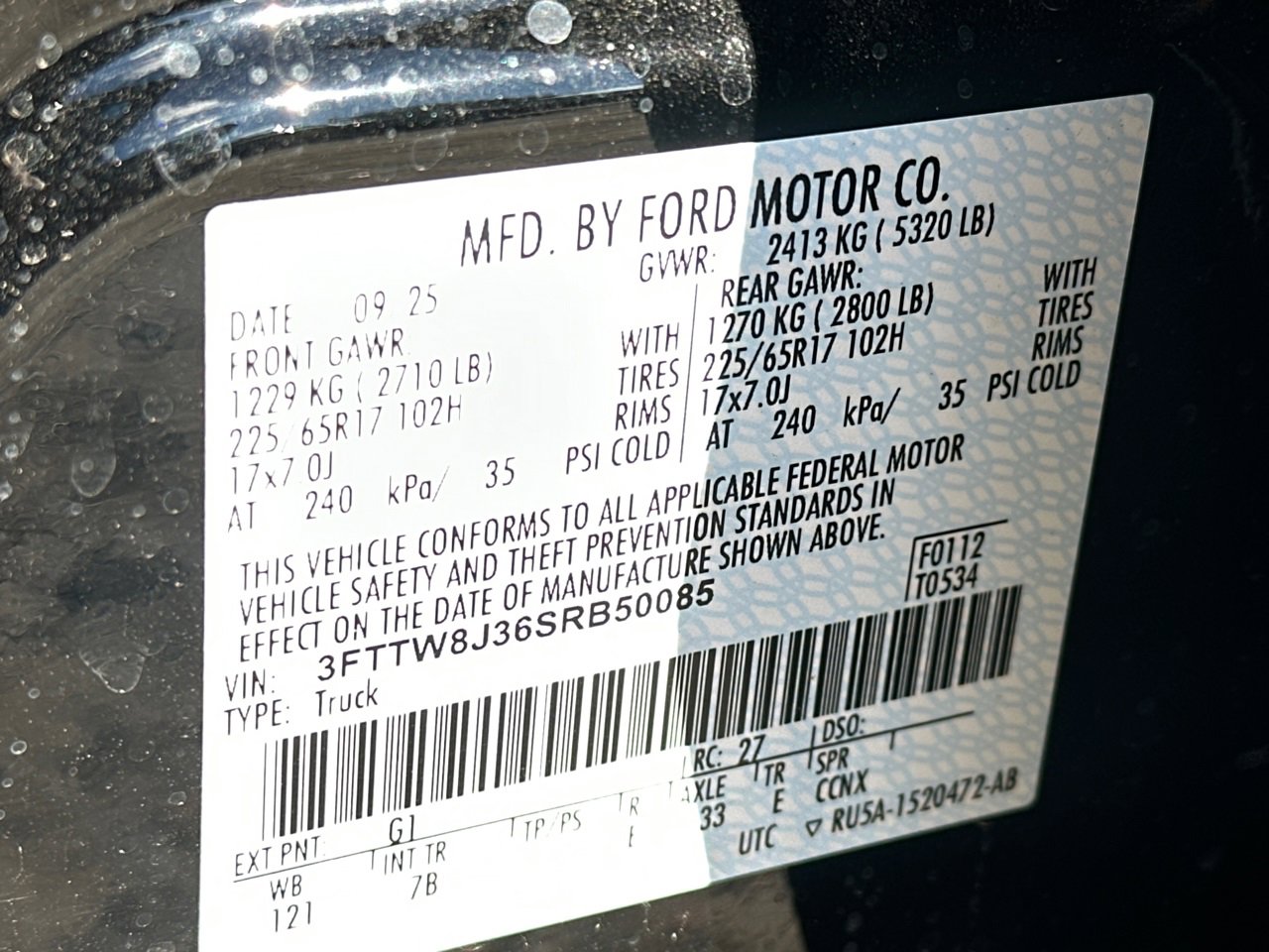 New 2025 Ford Maverick XLT w/ Equipment Group 301A image 32