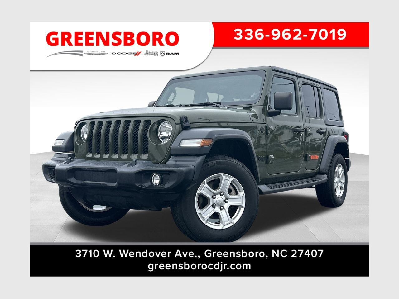 Used 2021 Jeep Wrangler Unlimited Sport S