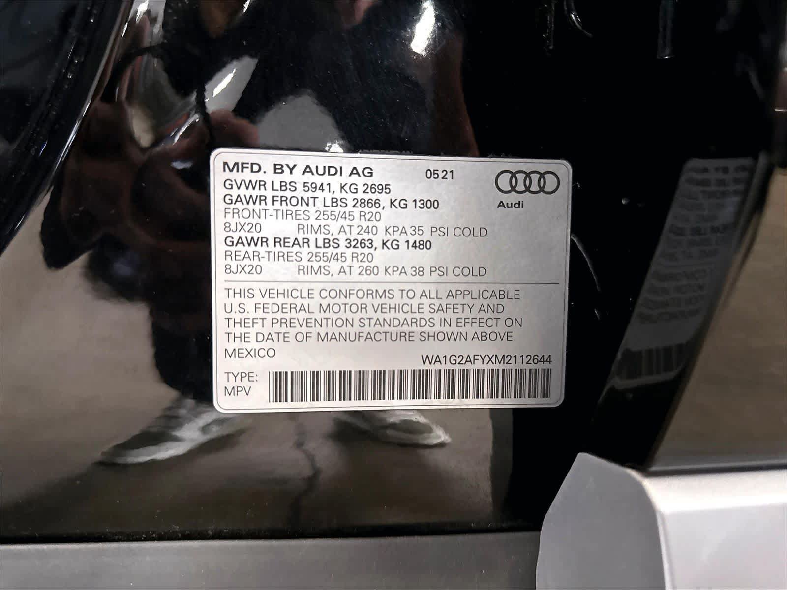 Used 2021 Audi Q5 e Premium w/ Convenience Package AWD/4WD image 35