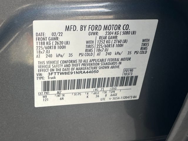 Used 2022 Ford Maverick Lariat FWD image 23