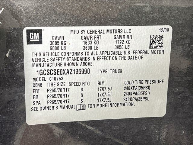 Used 2010 Chevrolet Silverado 1500 LT w/ Power Pack Plus RWD image 9