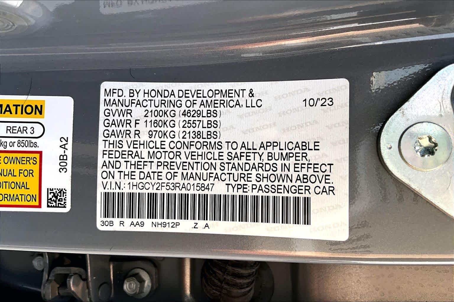 Used 2024 Honda Accord Sport image 35
