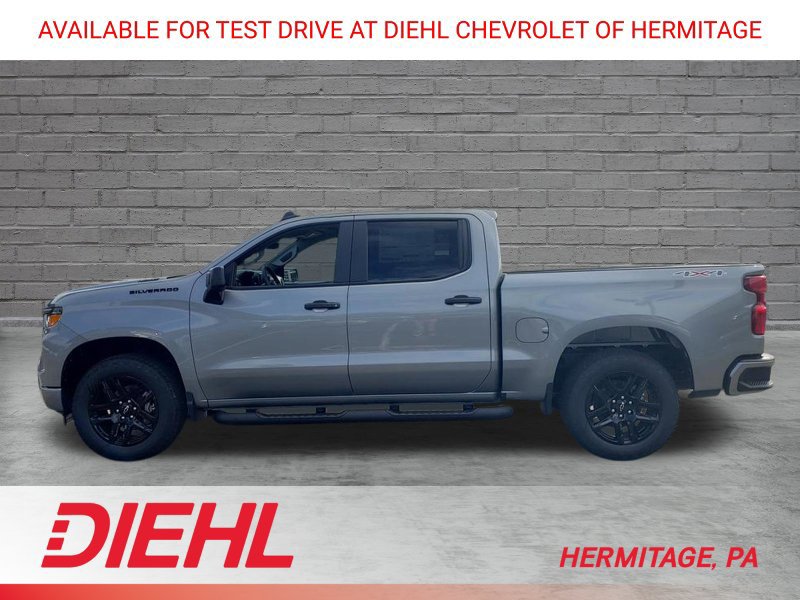 New 2026 Chevrolet Silverado 1500 Custom w/ Turbomax Blackout Package AWD/4WD image 3