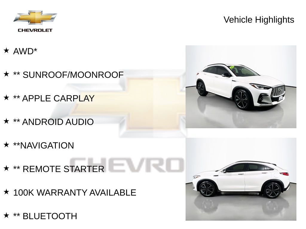Used 2022 INFINITI QX55 Sensory w/ Lighting Package AWD/4WD image 35