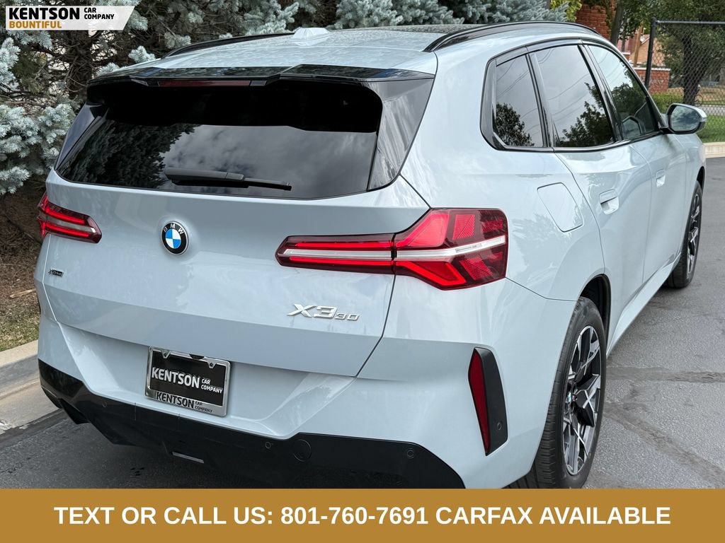Used 2025 BMW X3 xDrive30i w/ Premium Package AWD/4WD image 8