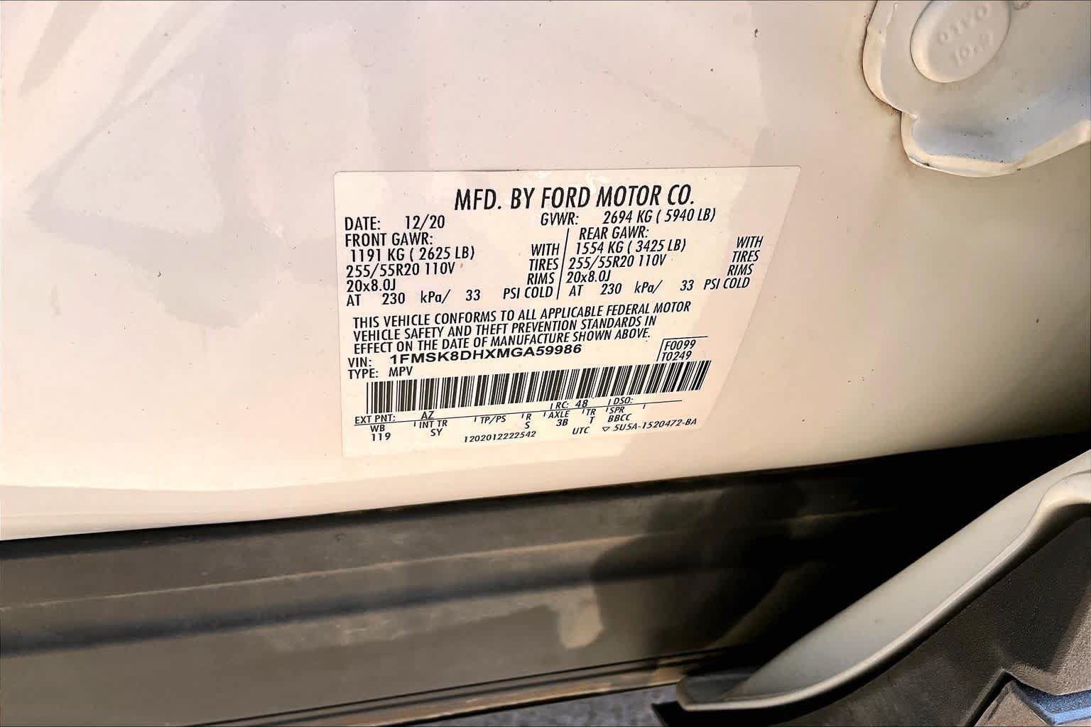 Used 2021 Ford Explorer XLT w/ Equipment Group 202A AWD/4WD image 34