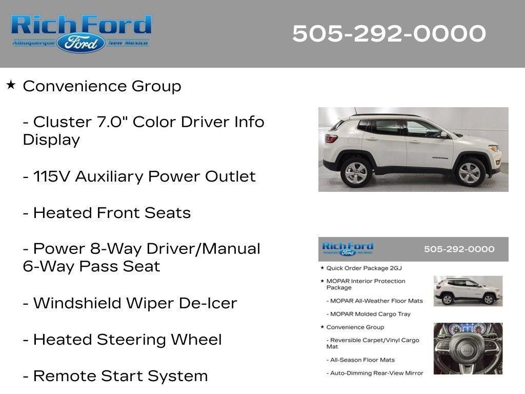 Used 2021 Jeep Compass Latitude w/ Convenience Group AWD/4WD image 22