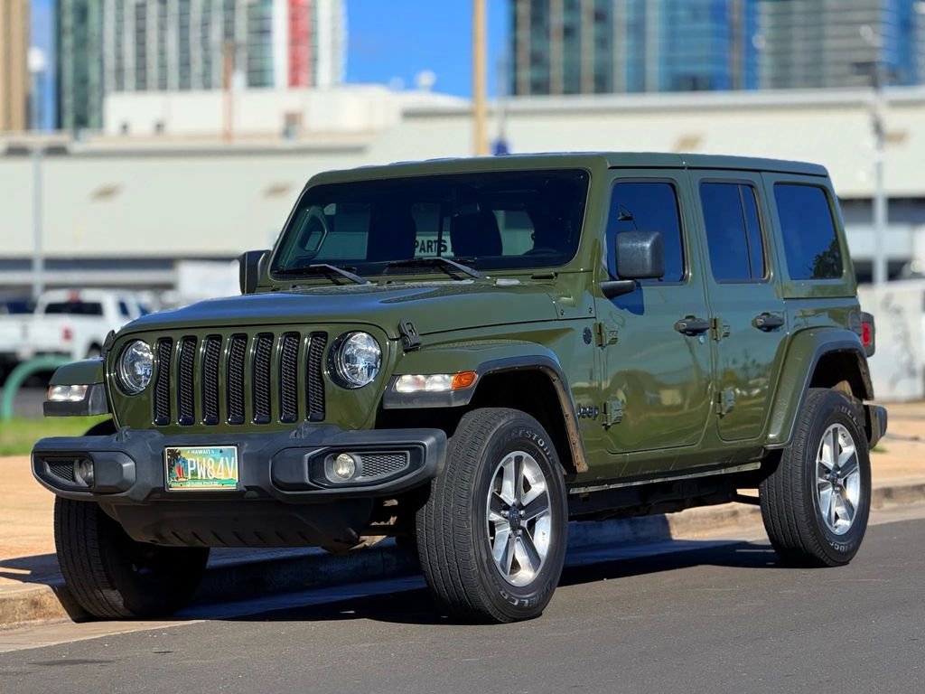 Used 2021 Jeep Wrangler Unlimited Sahara image 1