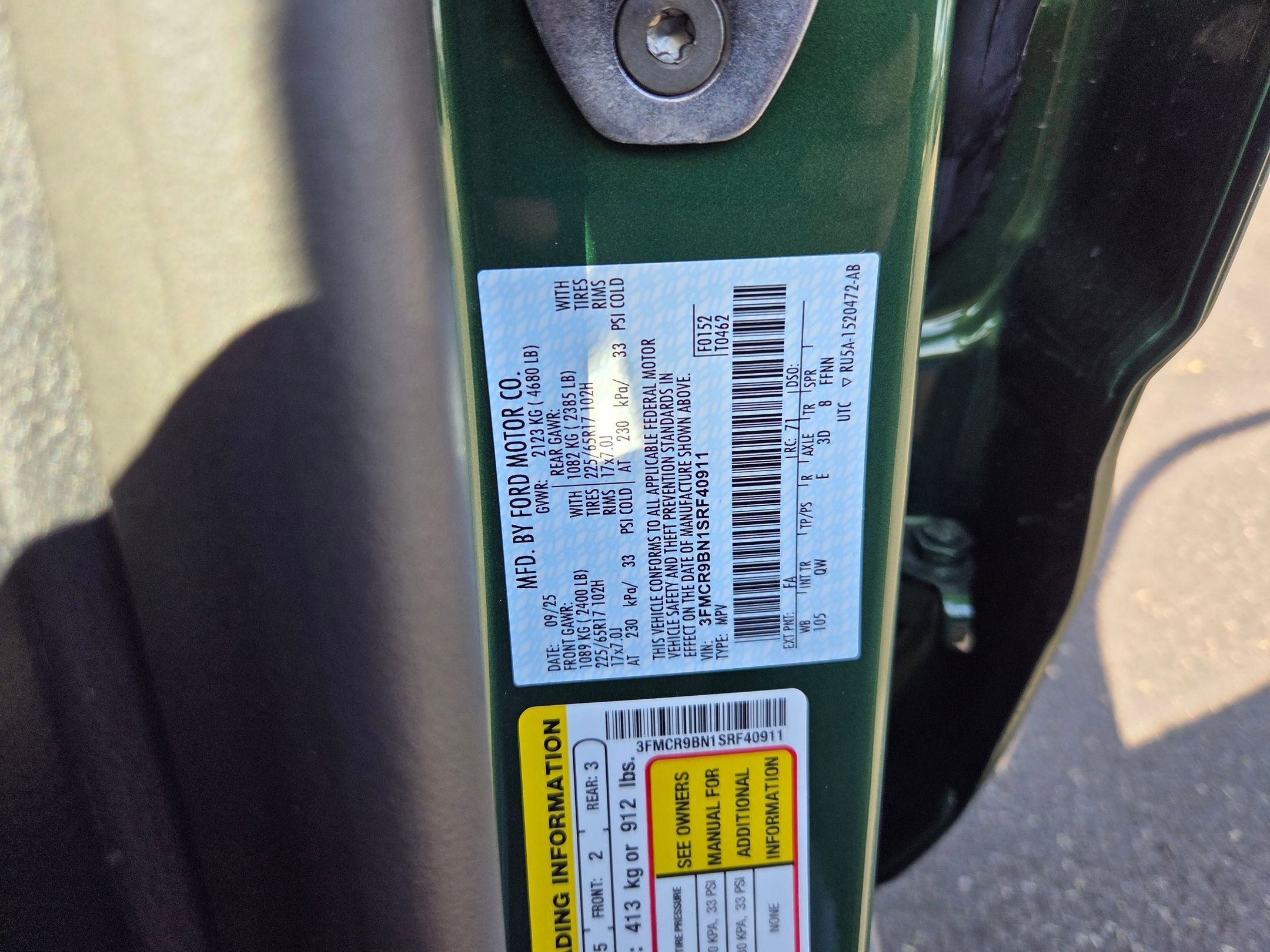 New 2025 Ford Bronco Sport Big Bend w/ Convenience Package image 18