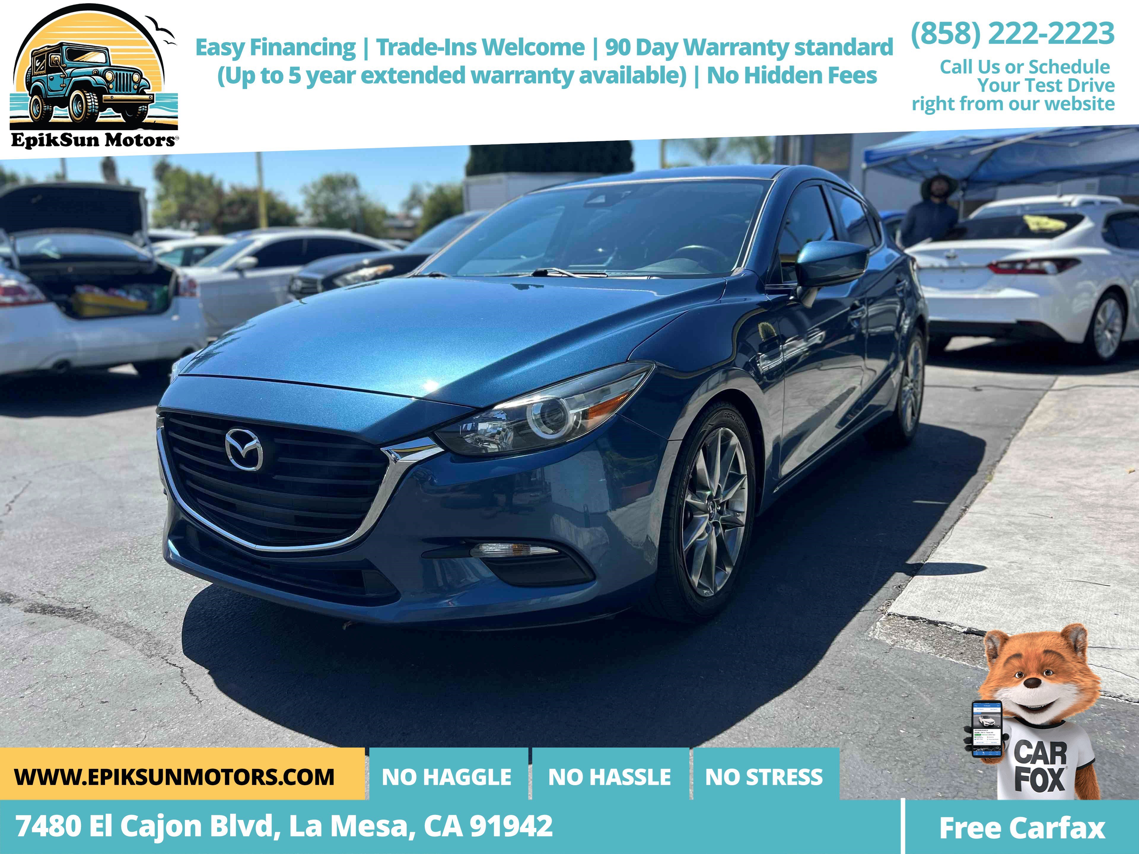 Used 2018 MAZDA MAZDA3 Touring