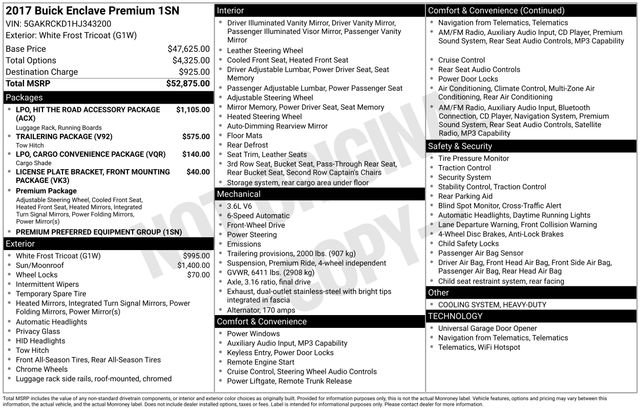 Used 2017 Buick Enclave Premium image 4