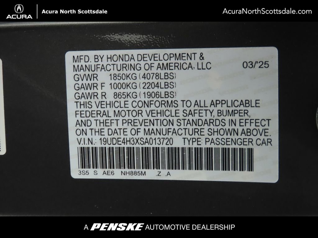 Certified 2025 Acura Integra A-Spec image 33