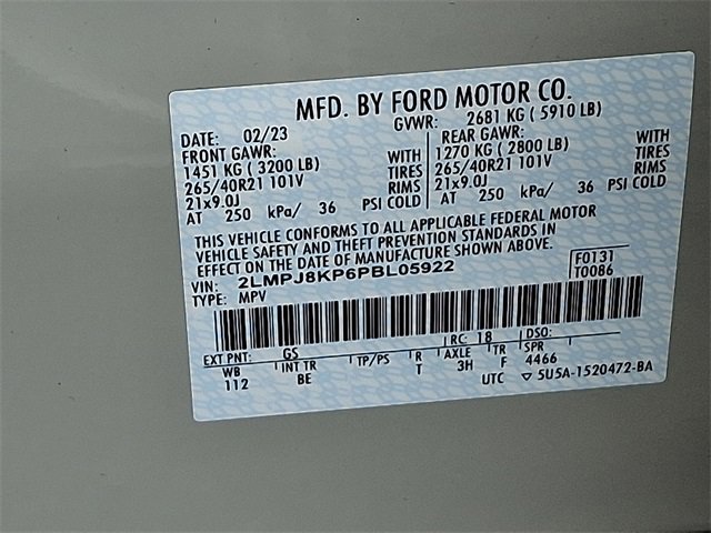 Used 2023 Lincoln Nautilus Reserve w/ Equipment Group 202A image 25