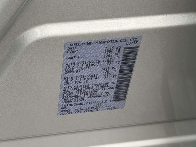 Used 2018 Nissan Pathfinder SV image 25