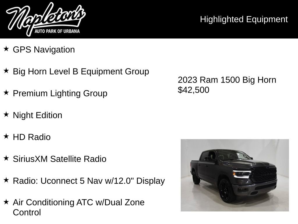 Used 2023 RAM 1500 Big Horn image 15