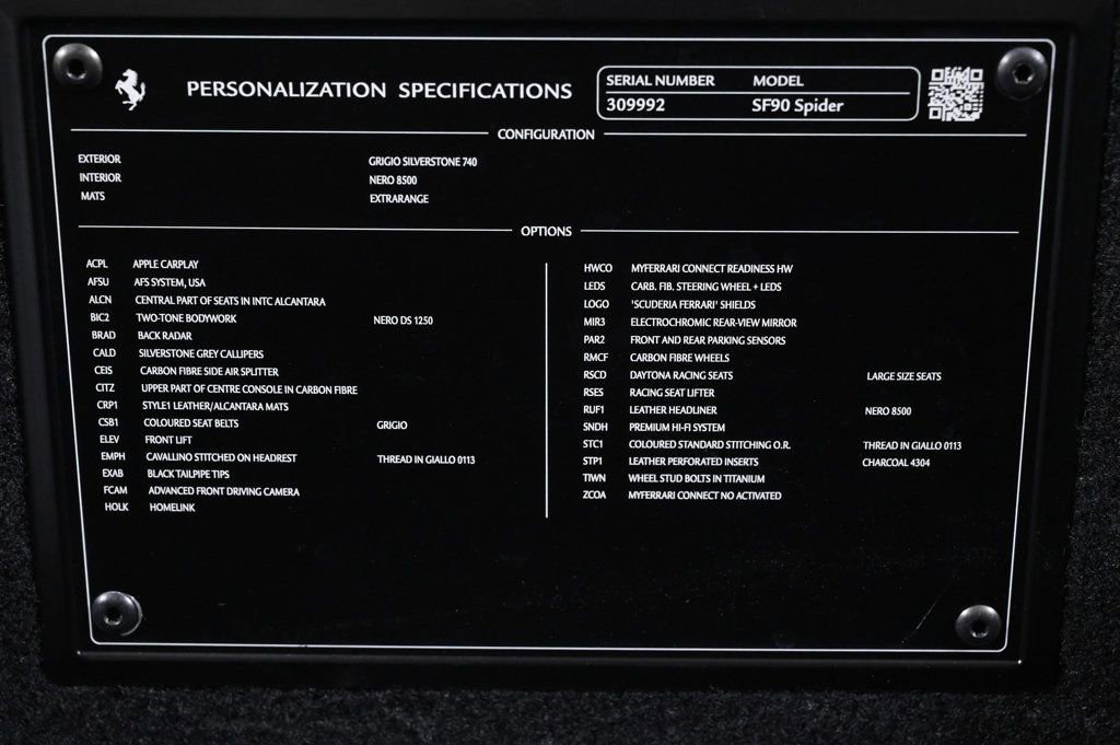 Used 2024 Ferrari SF90 Spider image 27