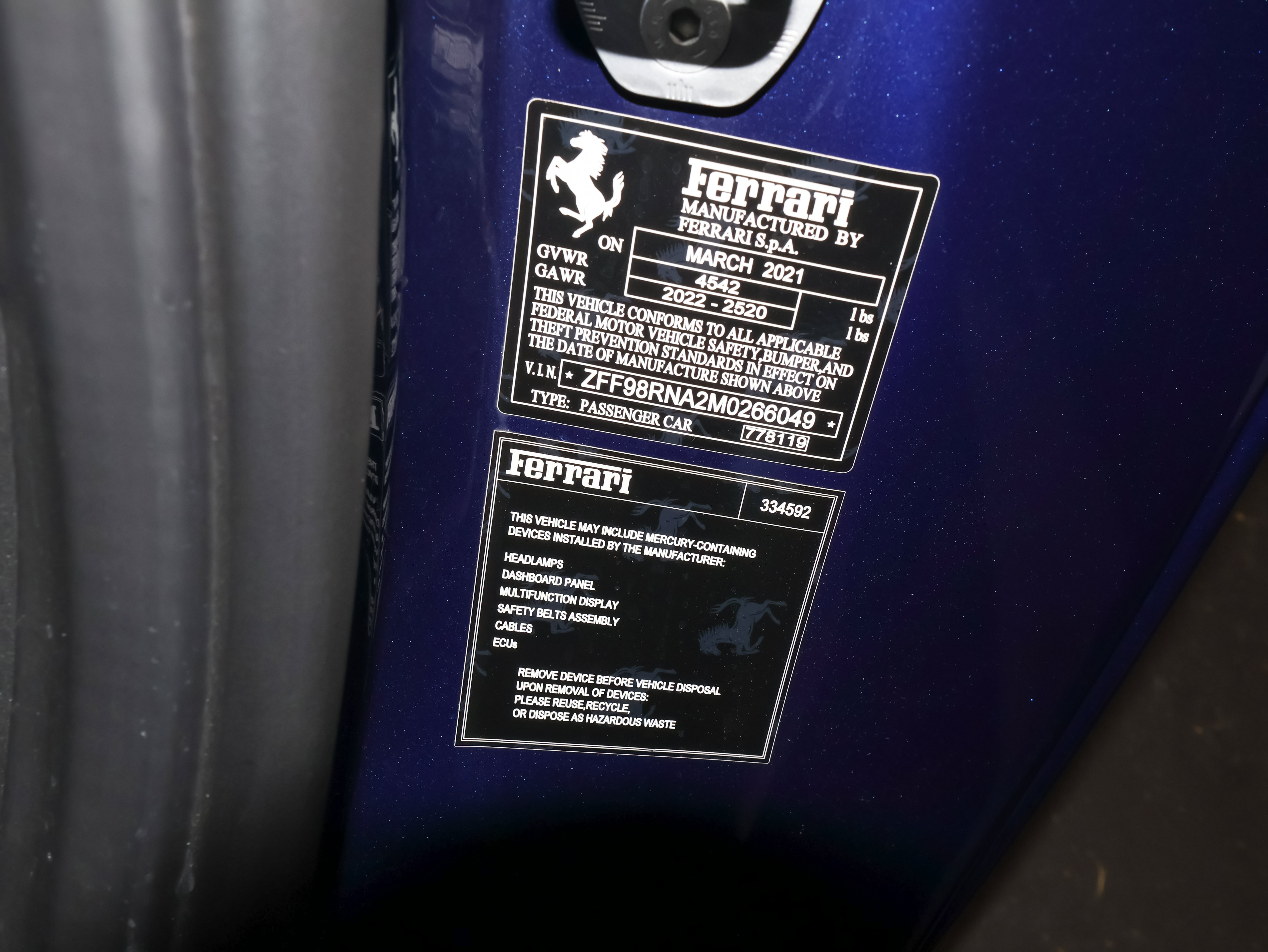 Used 2021 Ferrari Roma RWD image 57