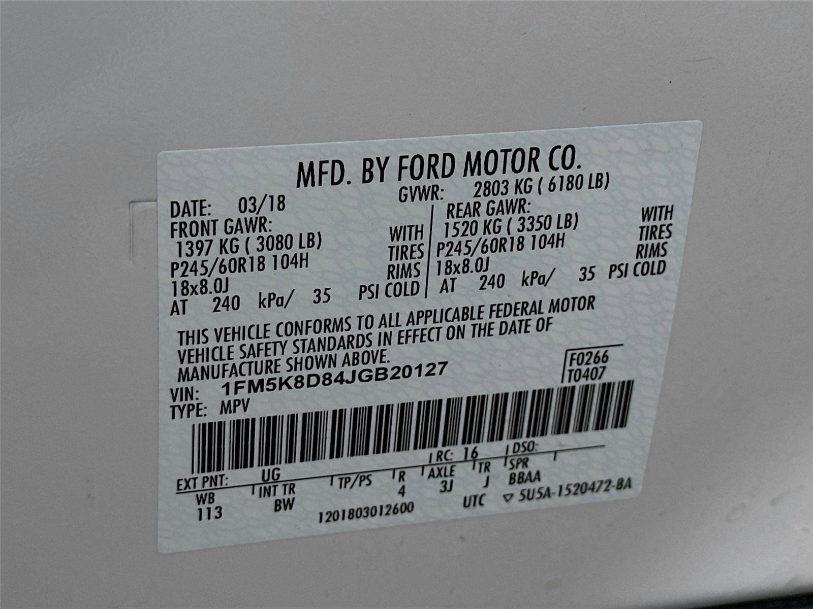 Used 2018 Ford Explorer XLT w/ Equipment Group 202A image 32