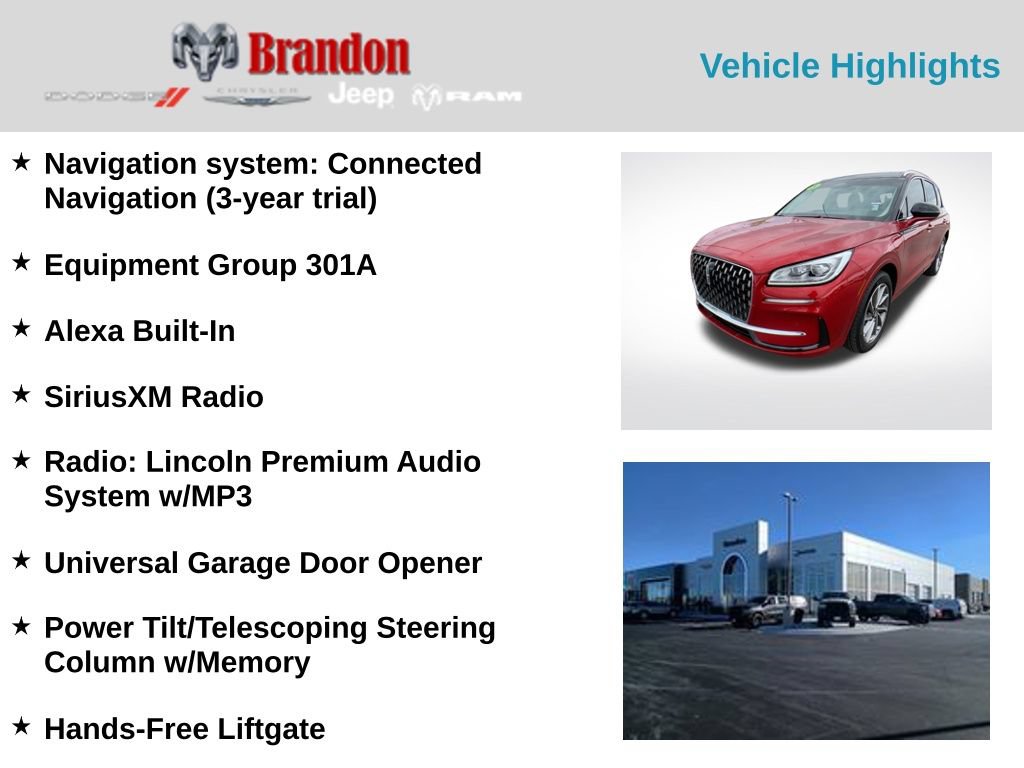 Used 2024 Lincoln Corsair Grand Touring w/ Equipment Group 301A AWD/4WD image 5