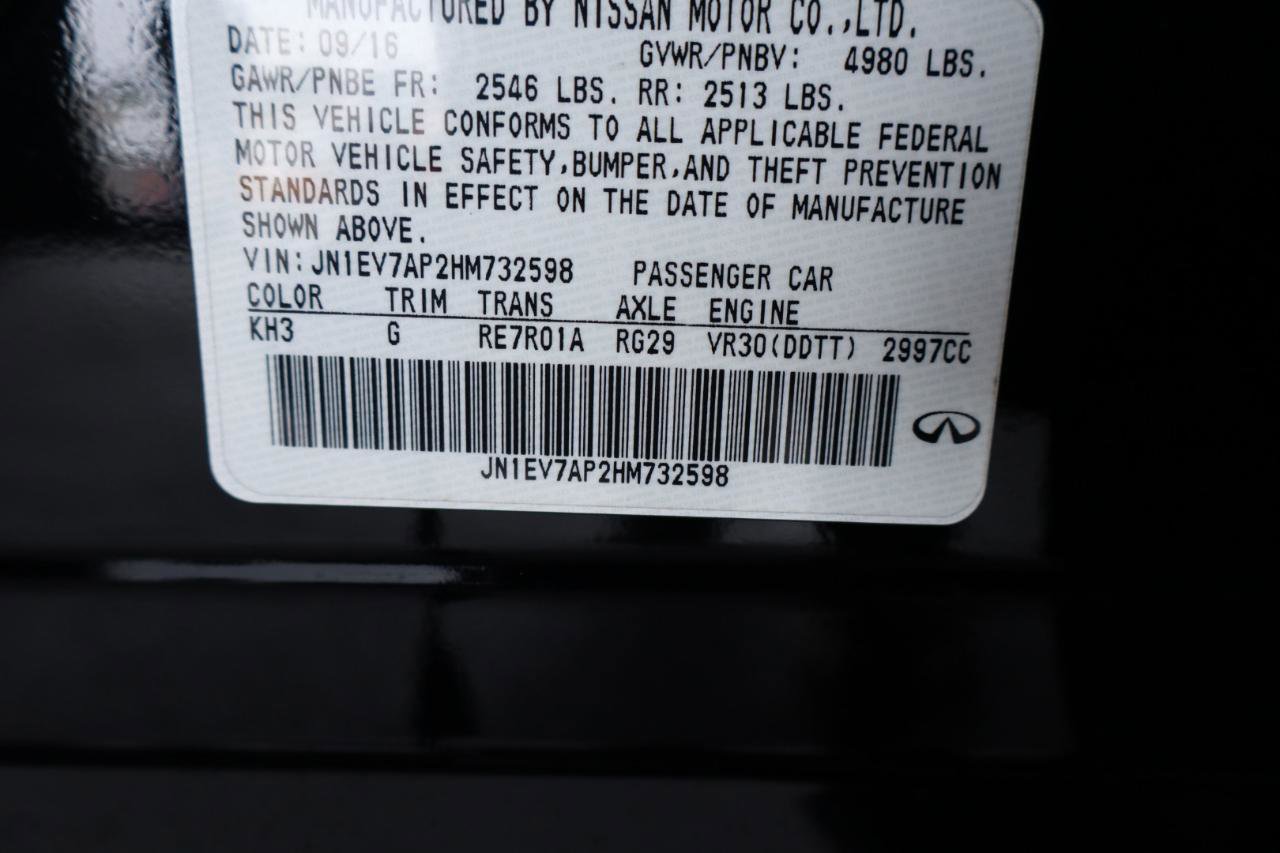 Used 2017 INFINITI Q50 3.0t Premium image 54