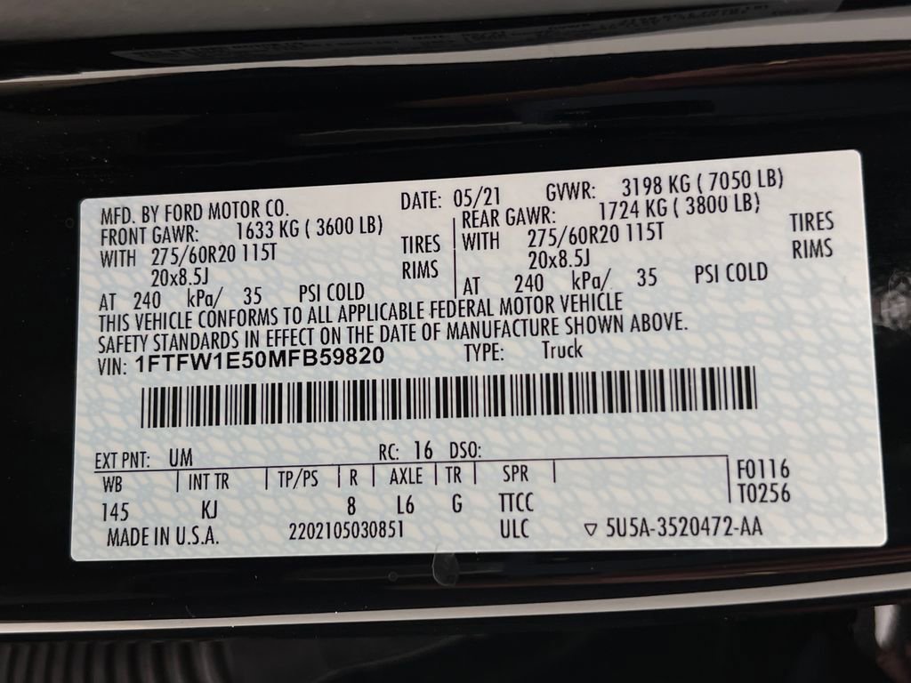 Used 2021 Ford F150 King Ranch w/ Equipment Group 601A High image 25