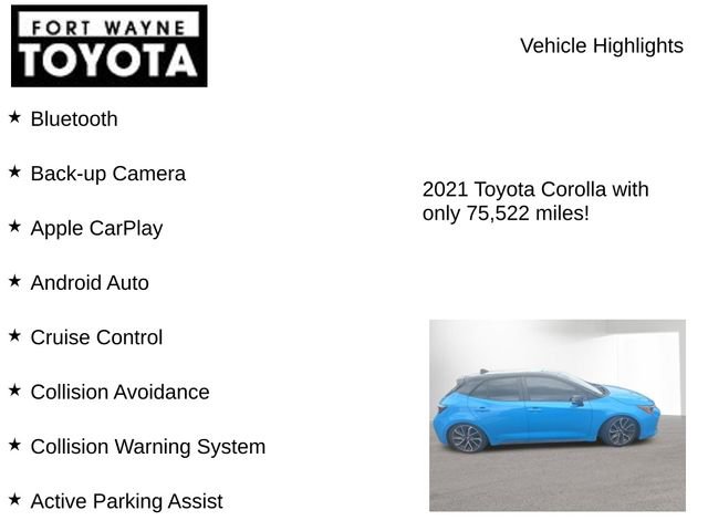 Used 2021 Toyota Corolla XSE FWD image 7