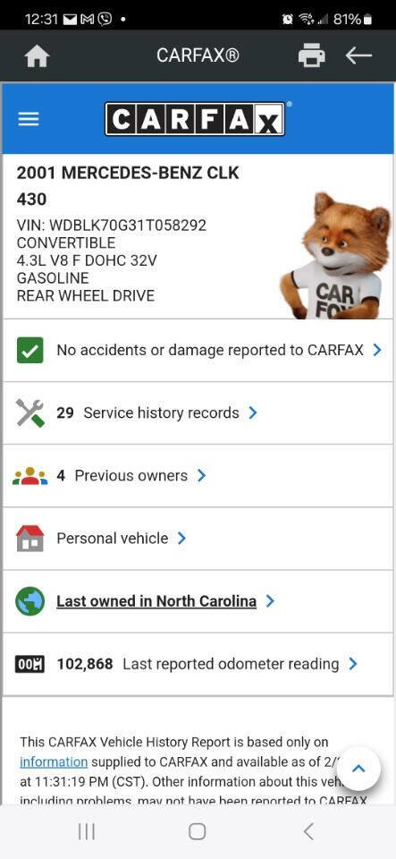 Used 2001 Mercedes-Benz CLK 430 Cabriolet image 48