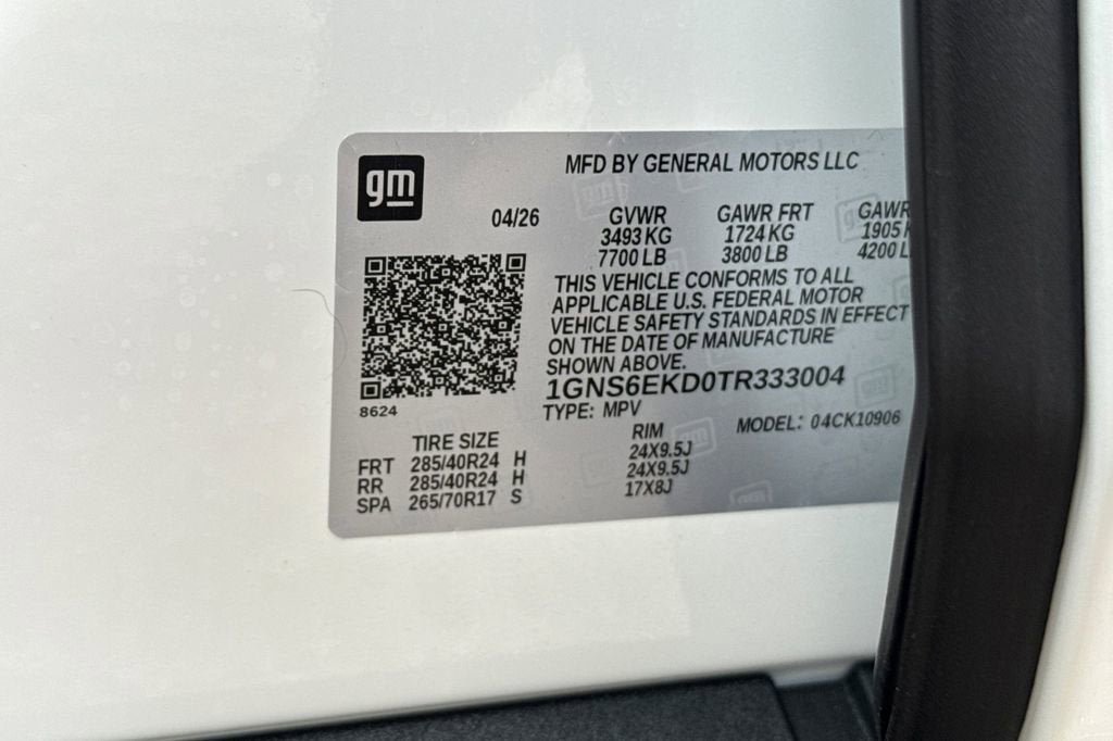 New 2026 Chevrolet Suburban RST AWD/4WD image 30