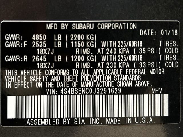 Used 2018 Subaru Outback 3.6R Limited image 38