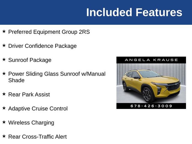 Used 2024 Chevrolet Trax RS w/ Sunroof Package FWD image 5