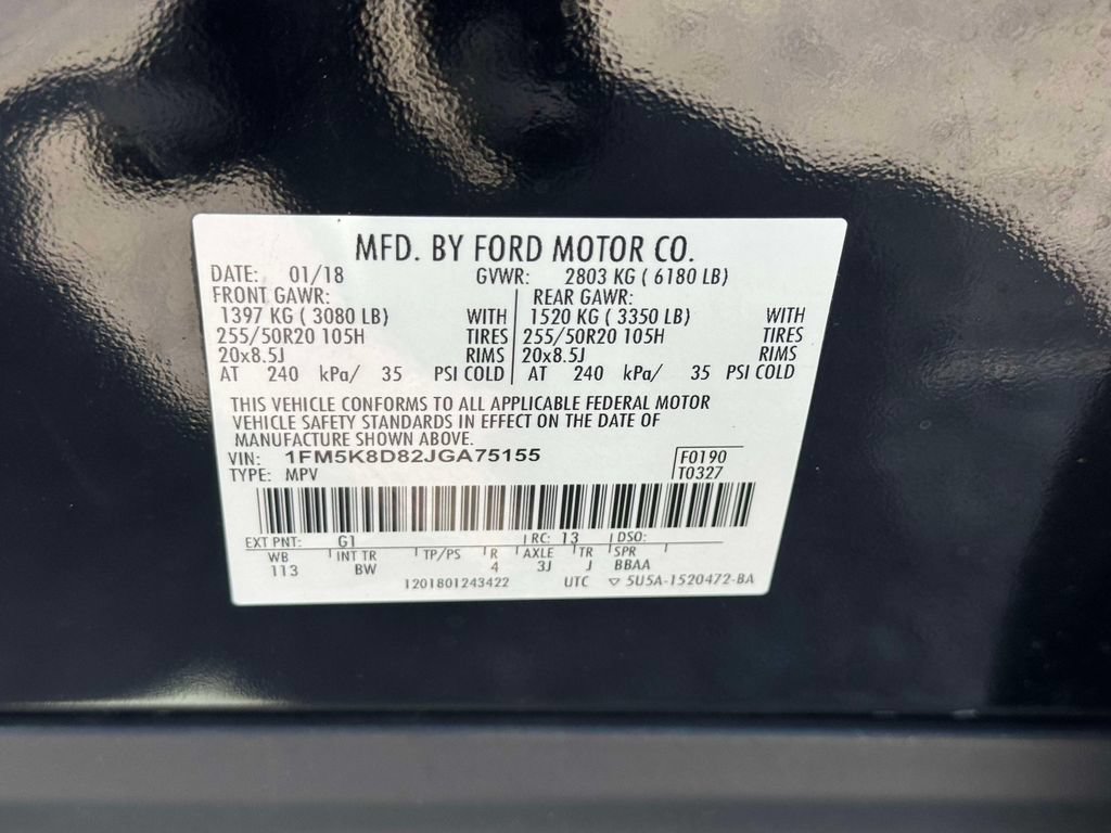 Used 2018 Ford Explorer XLT w/ Equipment Group 202A AWD/4WD image 18