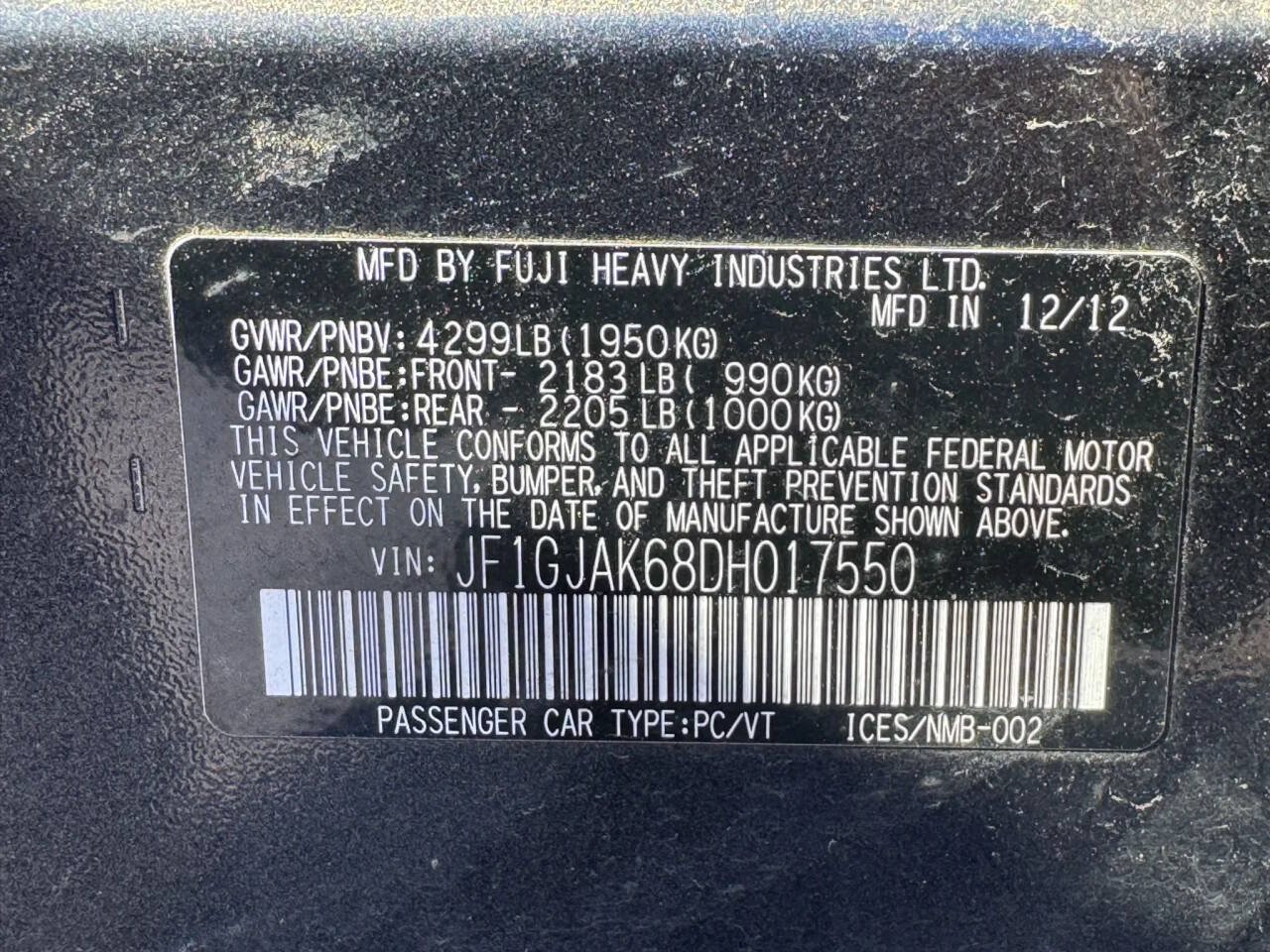 Used 2013 Subaru Impreza 2.0i Limited AWD/4WD image 30
