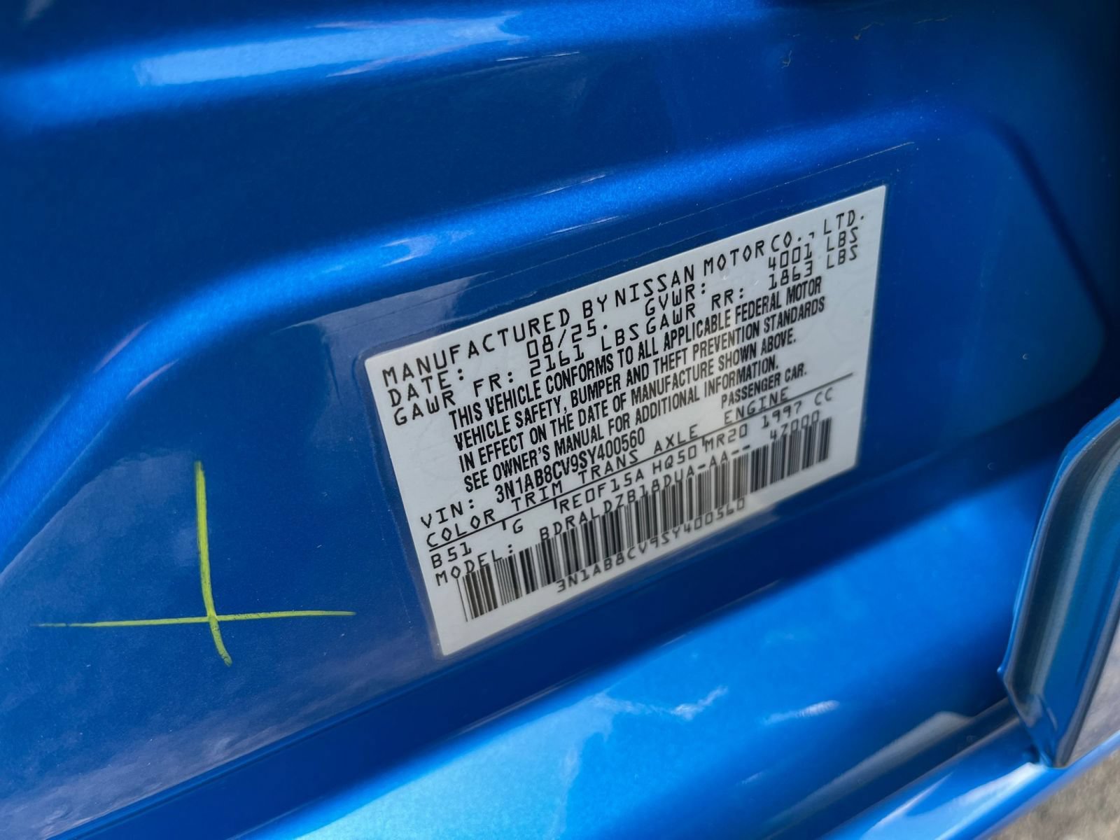 Used 2025 Nissan Sentra SV FWD image 22