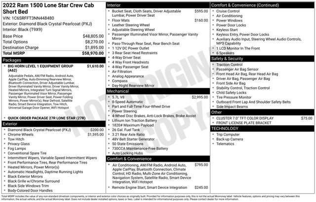 Used 2022 RAM 1500 Lone Star AWD/4WD image 2
