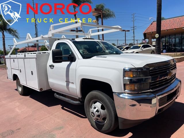 Used 2015 Chevrolet Silverado 3500 W/T w/ Snow Plow Prep Package AWD/4WD image 2