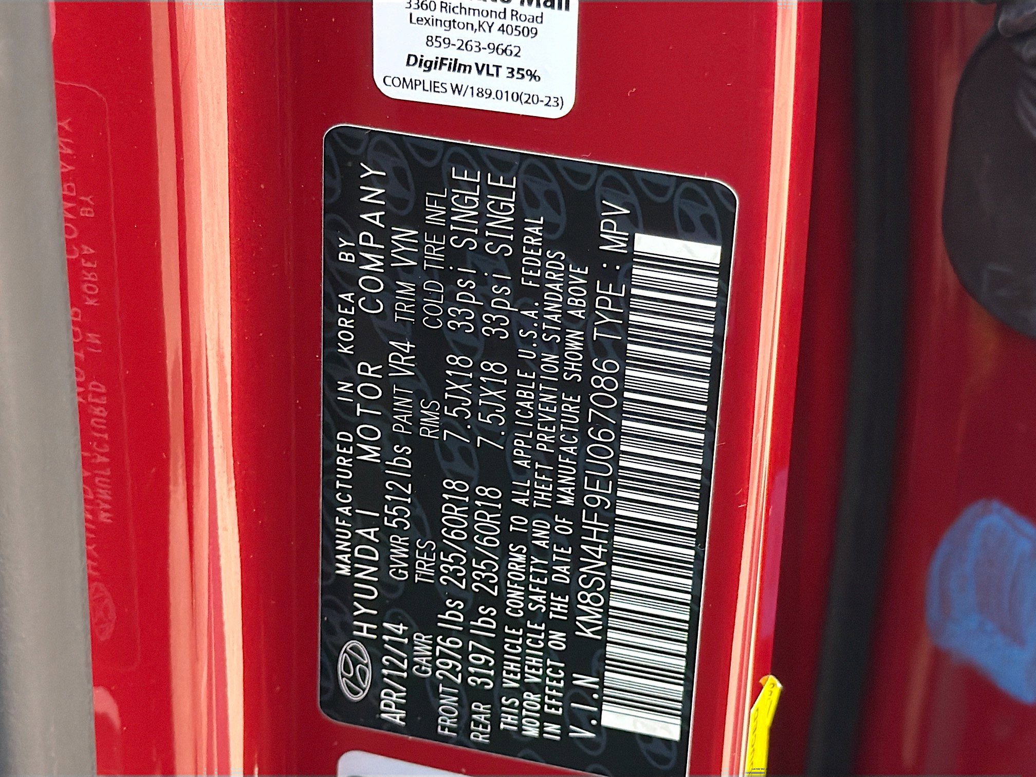 Used 2014 Hyundai Santa Fe GLS image 38