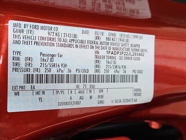 Used 2018 Ford Focus SE FWD image 26