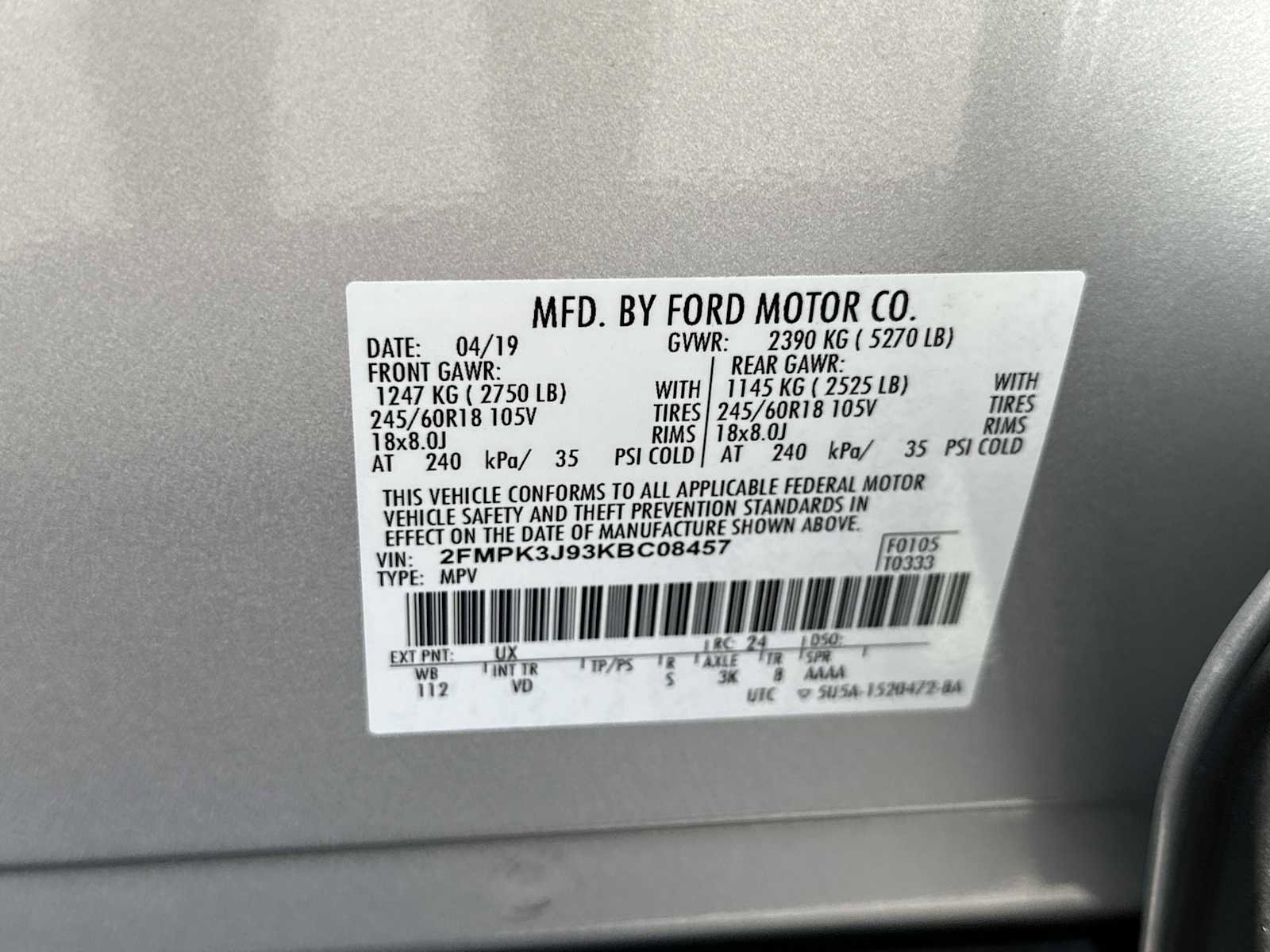 Used 2019 Ford Edge SEL w/ Equipment Group 201A image 26