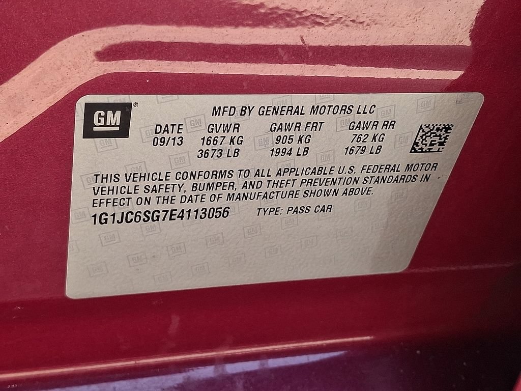 Used 2014 Chevrolet Sonic LT w/ LT Promotional Package FWD image 27