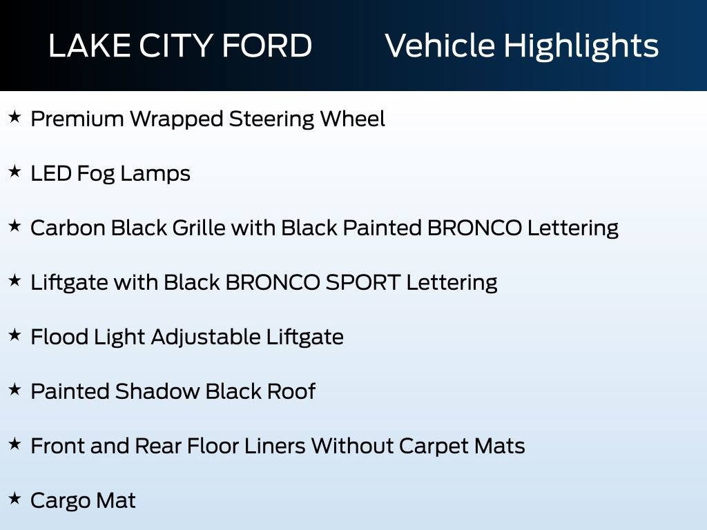 New 2026 Ford Bronco Sport Big Bend w/ Convenience Package image 16