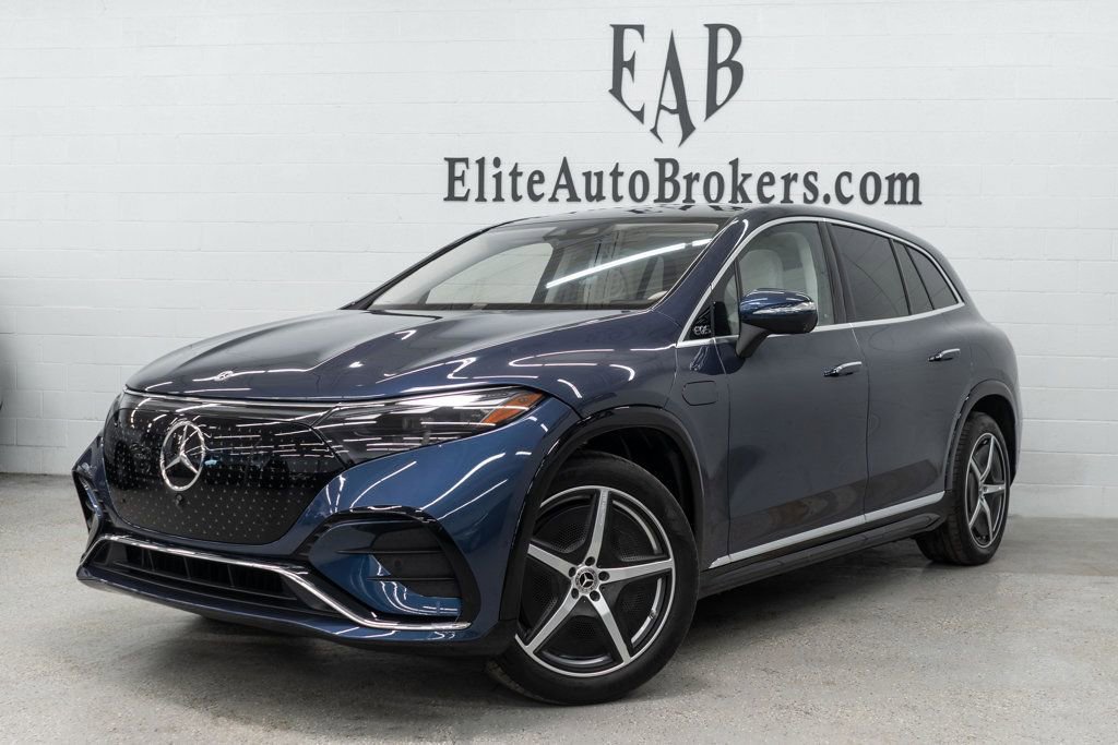 Used 2023 Mercedes-Benz EQS 450+ 4MATIC SUV w/ AMG Line Exterior Package image 1
