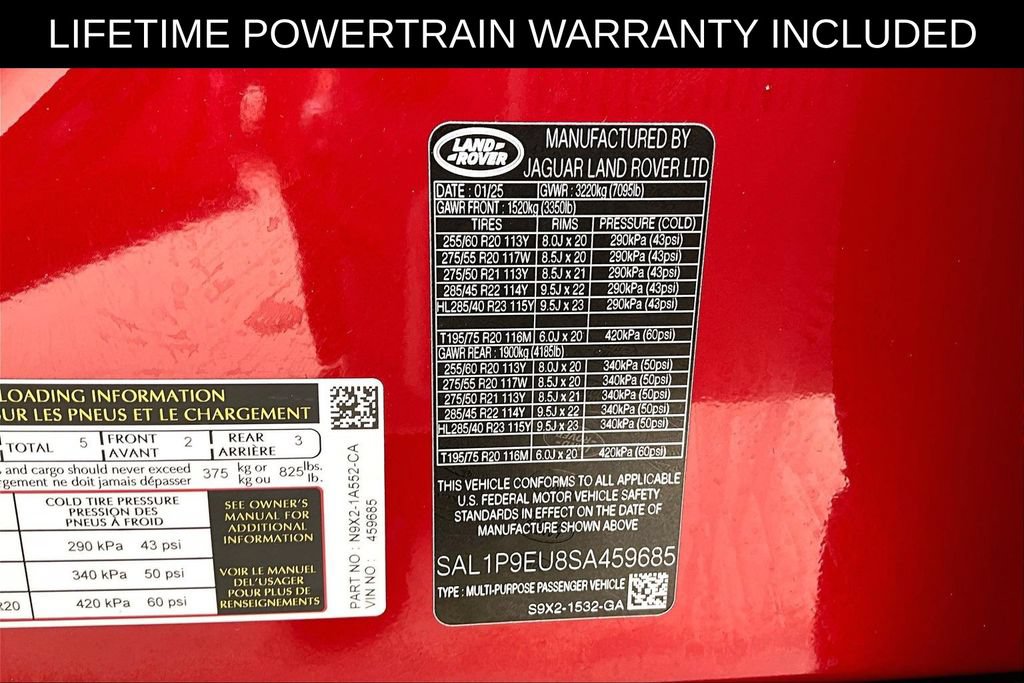 Used 2025 Land Rover Range Rover Sport SE AWD/4WD image 42