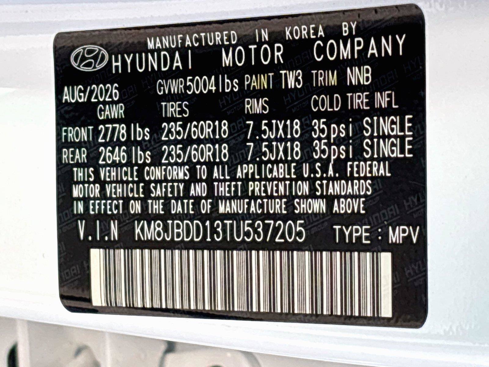 New 2026 Hyundai Tucson SEL AWD/4WD image 22