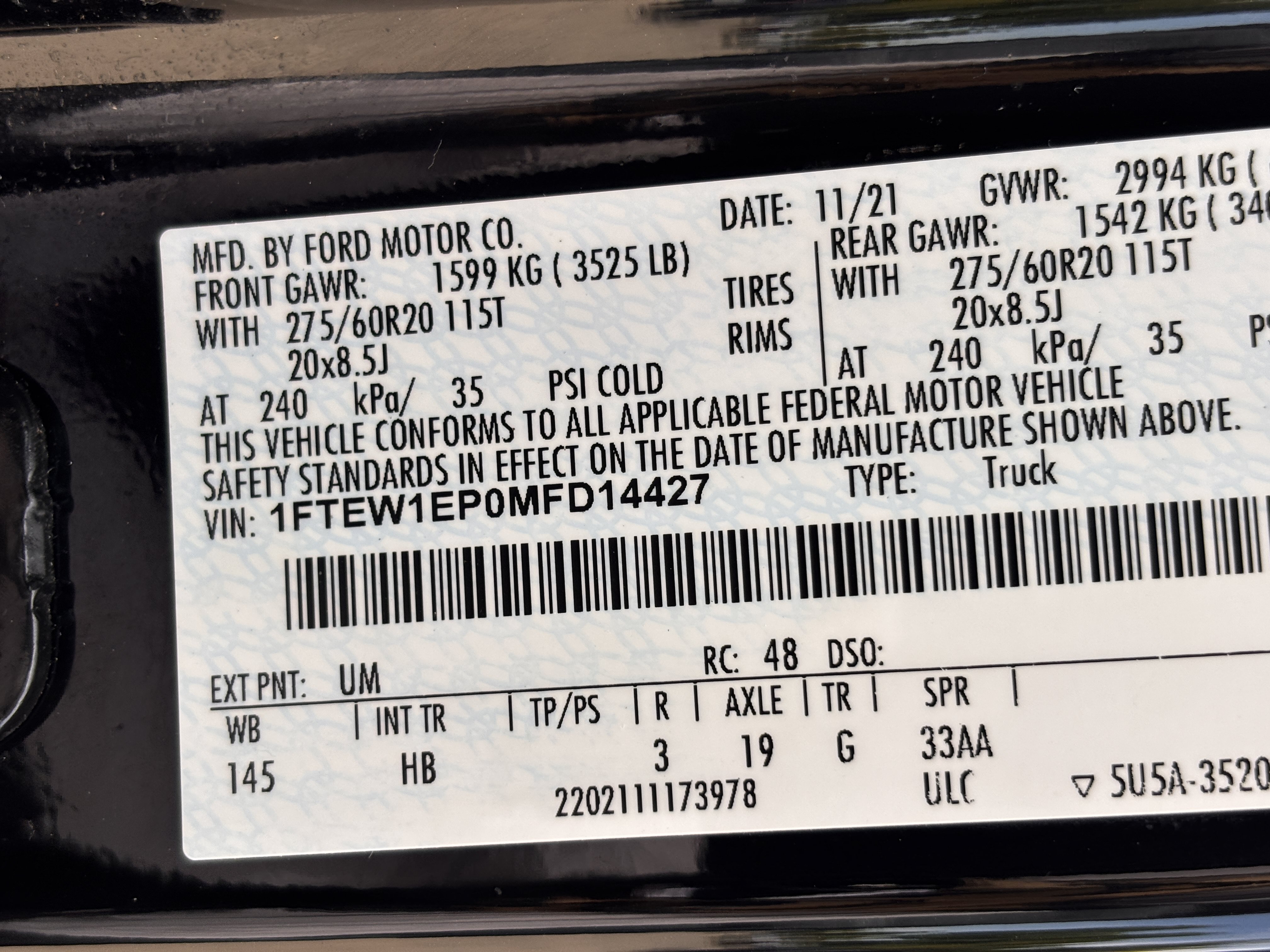 Used 2021 Ford F150 Lariat w/ Equipment Group 502A High AWD/4WD image 43