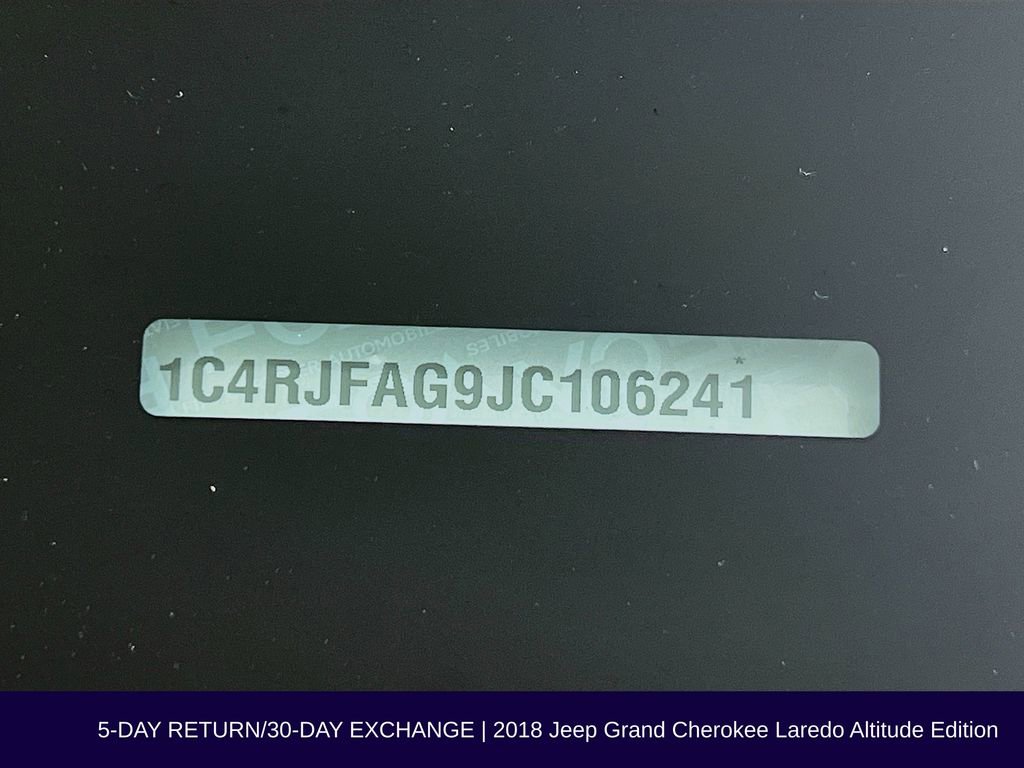 Used 2018 Jeep Grand Cherokee Altitude image 35