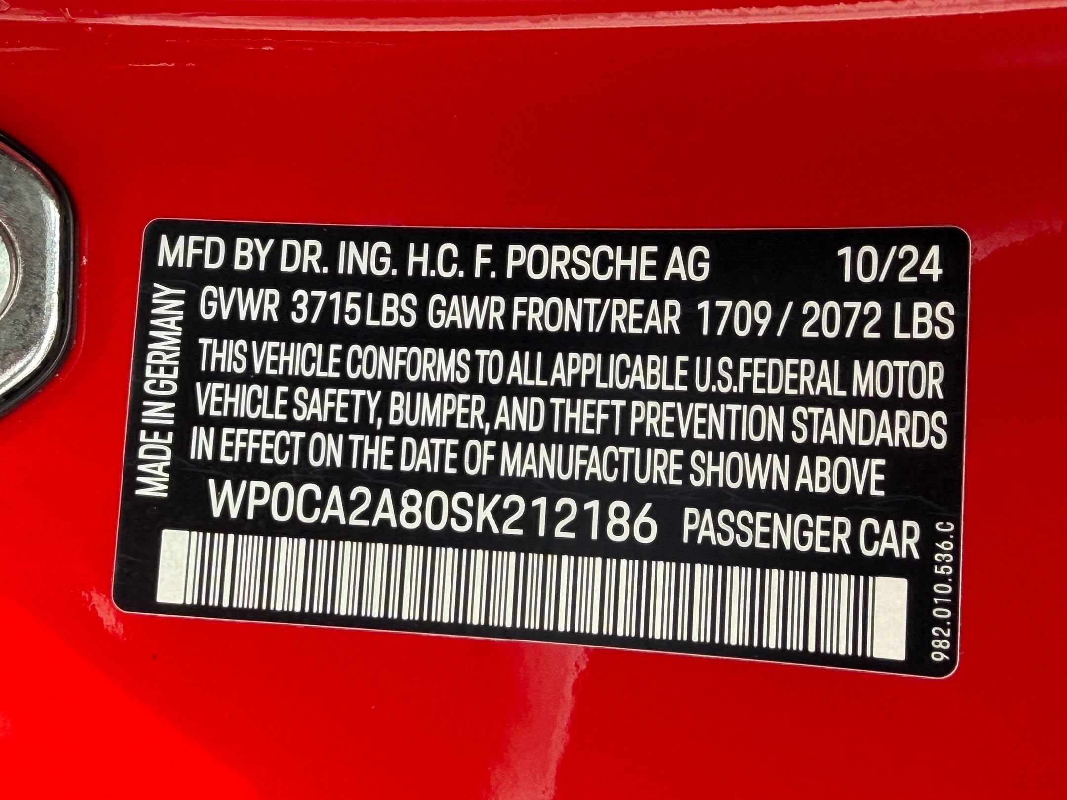 Certified 2025 Porsche 718 Boxster RWD image 22