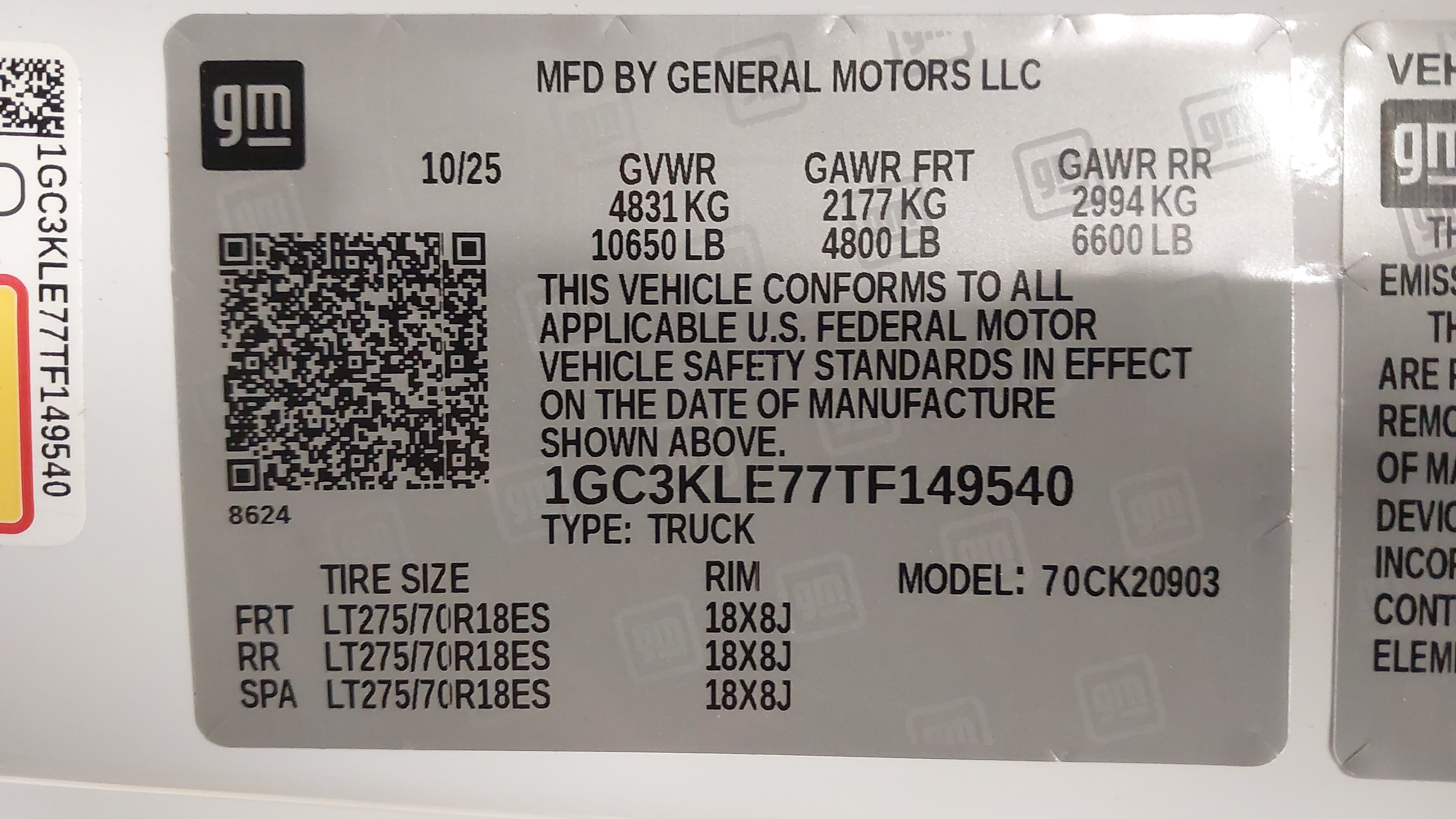 Used 2026 Chevrolet Silverado 2500 W/T w/ WT/CX Safety Package AWD/4WD image 34