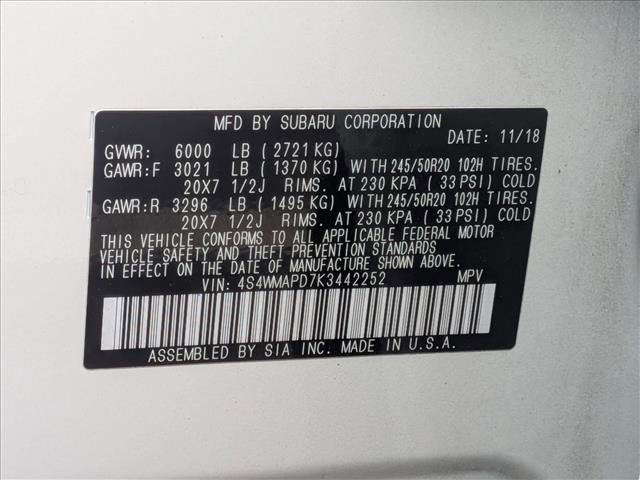 Used 2019 Subaru Ascent Limited image 20