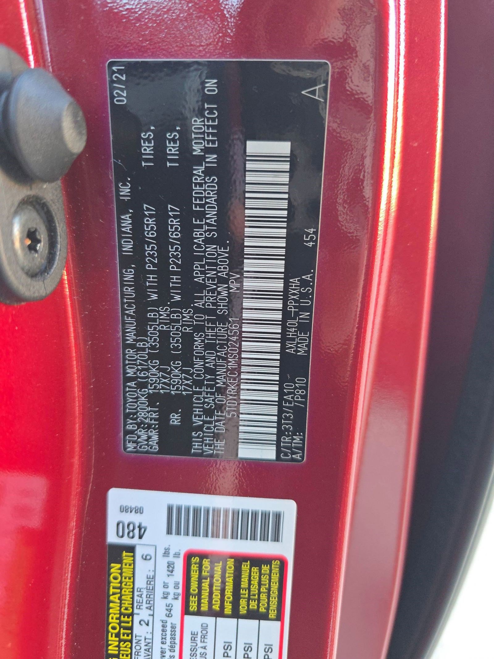 Used 2021 Toyota Sienna XLE image 19